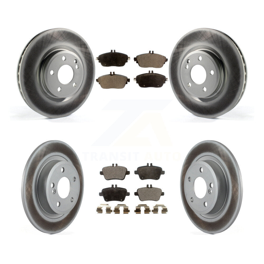 Front Rear Coat Brake Rotor Ceramic Pad Kit For Mercedes-Benz GLA250 CLA250 B250 INFINITI KGT-101243