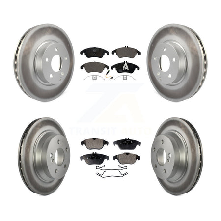 Front Rear Coat Brake Rotor Ceramic Pad Kit For 2015 Mercedes-Benz E400 Convertible/Coupe KGT-101995