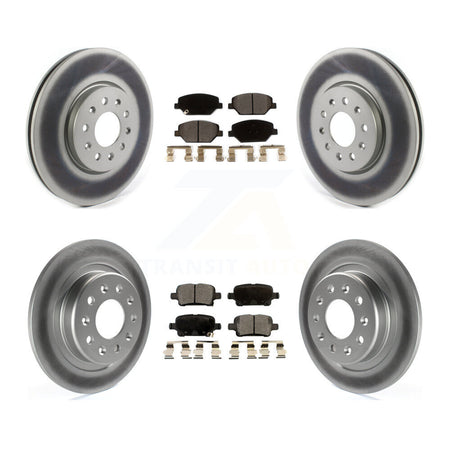 Front Rear Coat Brake Rotor Ceramic Pad Kit For Chevrolet Equinox GMC Terrain Buick Regal KGT-102115