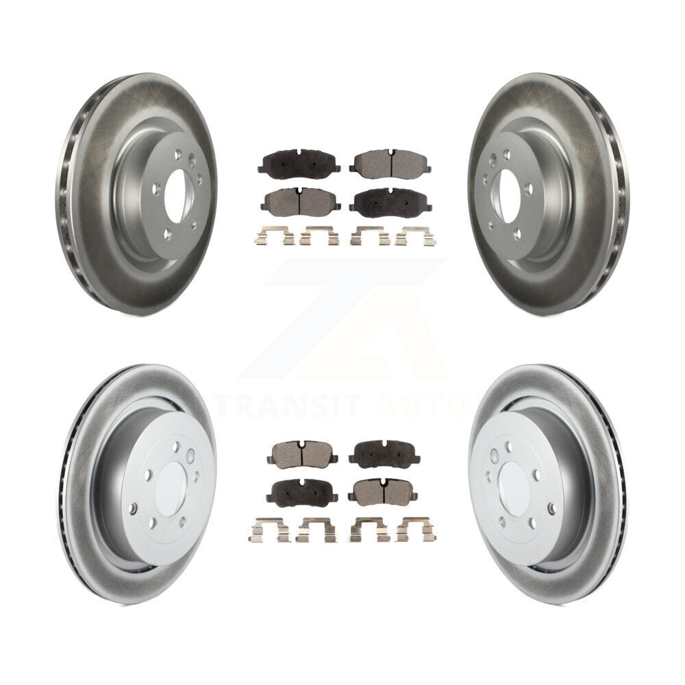 Front Rear Coat Brake Rotor Ceramic Pad Kit For 06-07 Land Rover Range Sport Supercharged KGT-102232