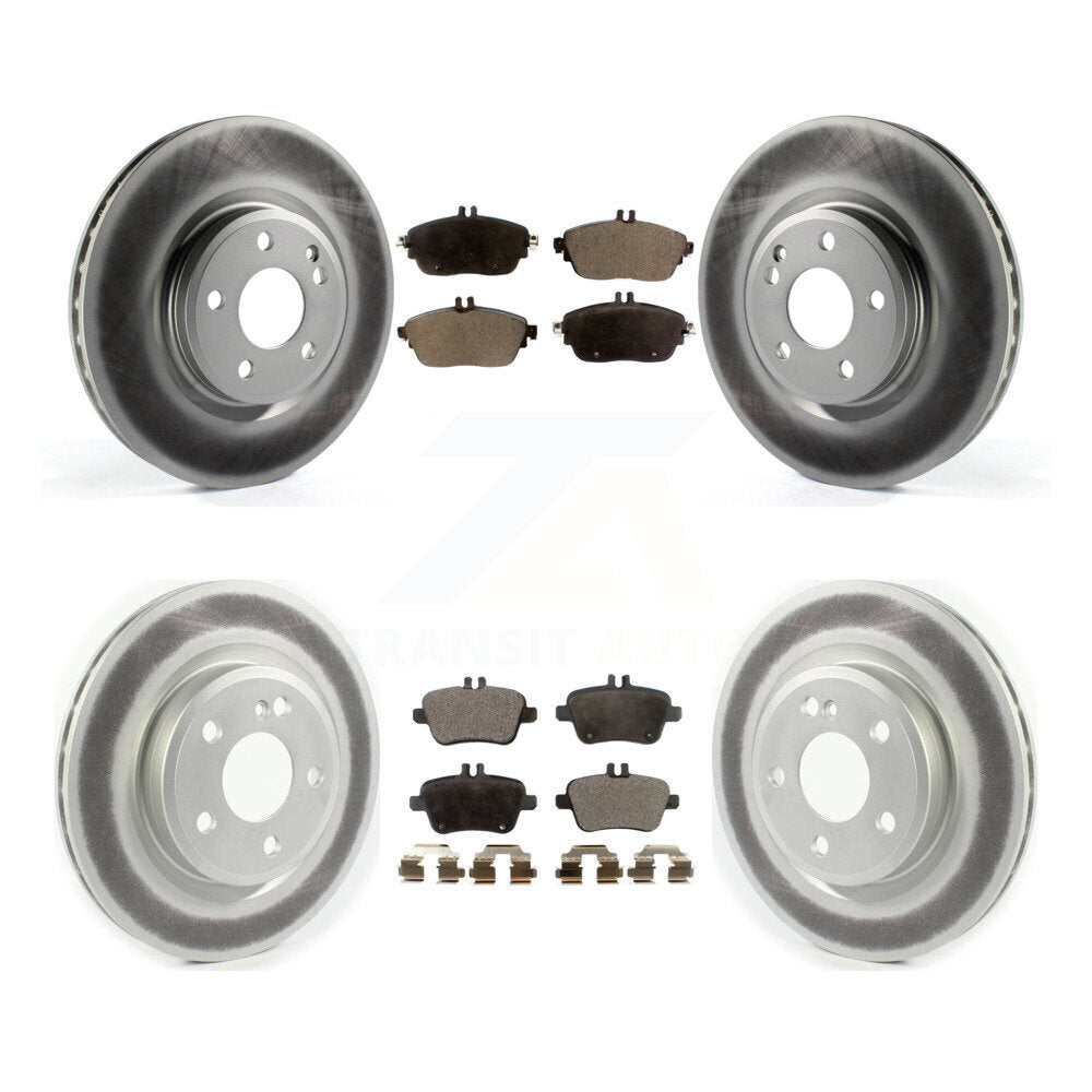 Front Rear Coat Brake Rotor Ceramic Pad Kit For Mercedes-Benz GLA250 CLA250 INFINITI QX30 KGT-102275