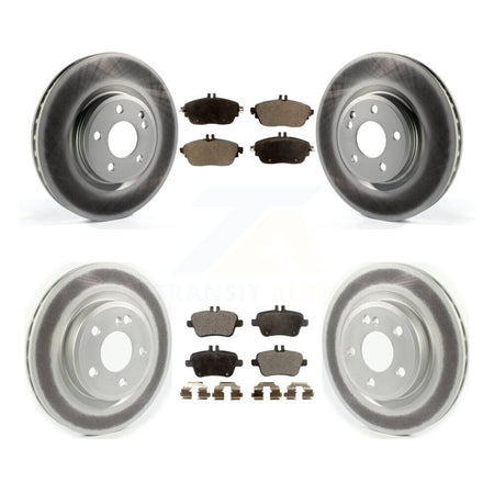 Front Rear Coat Brake Rotor Ceramic Pad Kit For Mercedes-Benz GLA250 CLA250 INFINITI QX30 KGT-102275