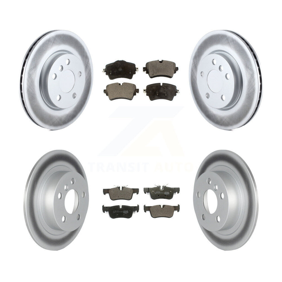 Front Rear Coated Disc Brake Rotors And Ceramic Pads Kit For Mini Cooper Clubman KGT-102628