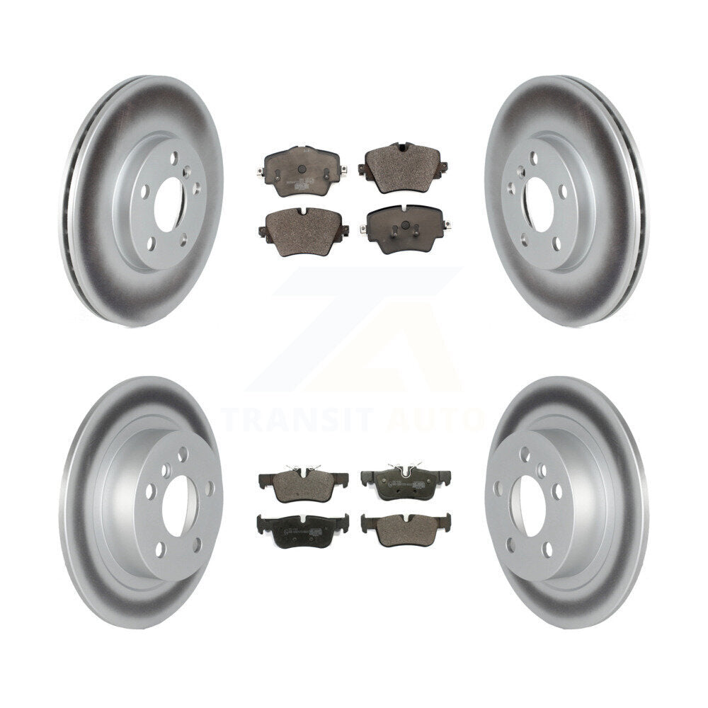 Front Rear Coated Disc Brake Rotor And Ceramic Pad Kit For Mini Cooper Countryman Clubman KGT-102629