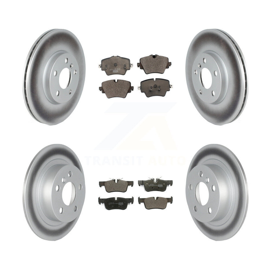 Front Rear Coated Disc Brake Rotor And Ceramic Pad Kit For Mini Cooper Countryman Clubman KGT-102629