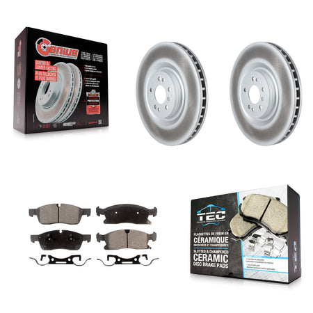 Front Coat Brake Rotors Ceramic Pad Kit For Mercedes-Benz ML350 GLS450 ML400 GLE400 ML250 KGT-102713
