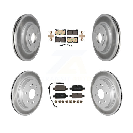 Front Rear Coat Brake Rotor Ceramic Pad Kit For GMC Chevrolet Silverado 1500 Sierra Yukon KGT-102788