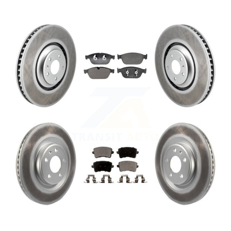 Front Rear Coat Brake Rotors Ceramic Pad Kit For Audi SQ5 With 380mm Diameter Rotor KGT-103233