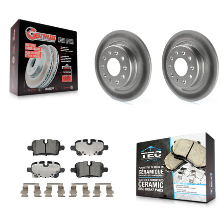 Rear Coated Disc Brake Rotor And Ceramic Pad Kit For Chevrolet Equinox GMC Terrain Malibu KGT-103282