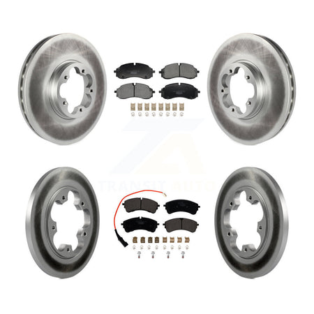 Front Rear Coat Brake Rotors Ceramic Pad Kit For Ford Transit-250 Transit-350 Transit-150 KGT-103369