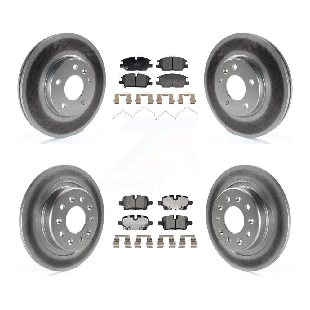 Front Rear Coat Disc Brake Rotor Ceramic Pad Kit For Chevrolet Equinox GMC Terrain Malibu KGT-103387