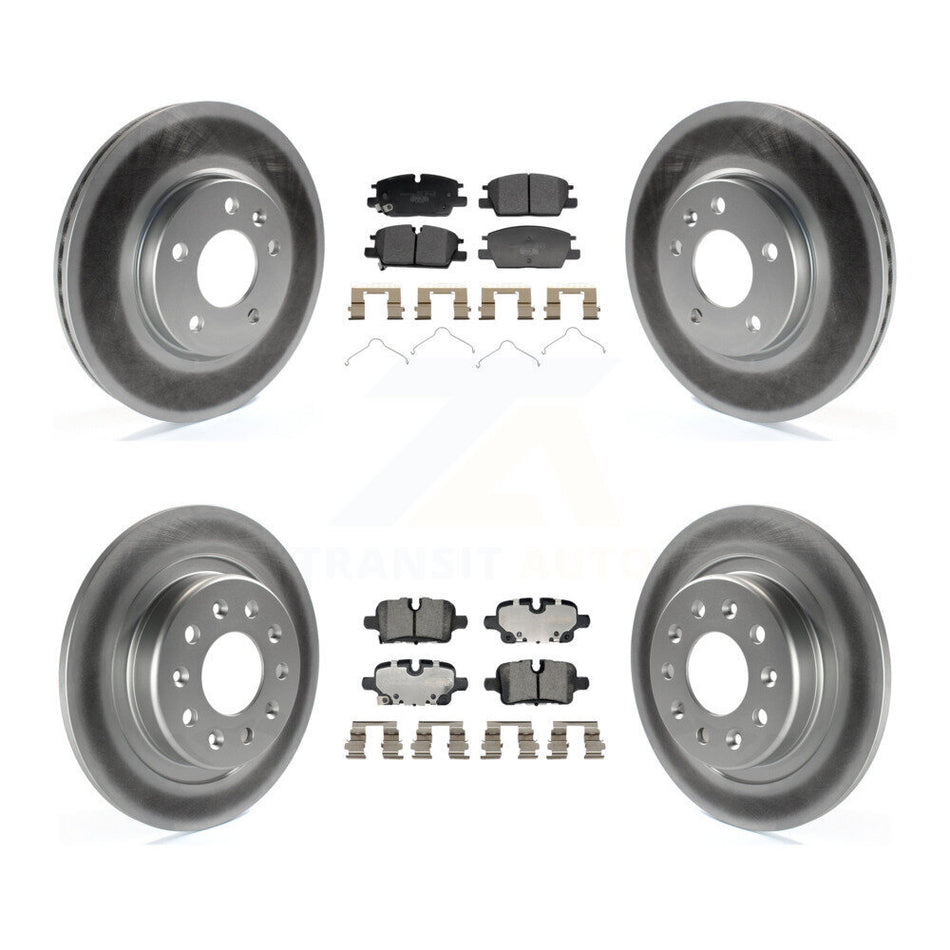 Front Rear Coat Disc Brake Rotor Ceramic Pad Kit For Chevrolet Equinox GMC Terrain Malibu KGT-103387