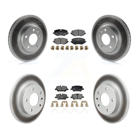 Front Rear Coated Brake Rotor & Ceramic Pad Kit For Chevrolet Trailblazer Buick Encore GX KGT-103392