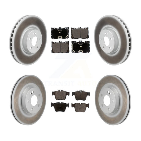 Front Rear Coat Brake Rotors Ceramic Pad Kit For Mercedes-Benz C43 AMG GLC43 C450 GLC350e KGT-103414