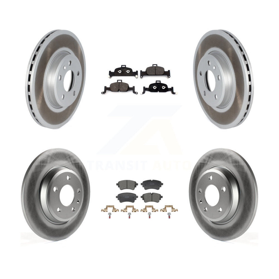 Front Rear Coat Brake Rotor Ceramic Pad Kit For Audi A5 Sportback DMSA engine designation KGT-103430