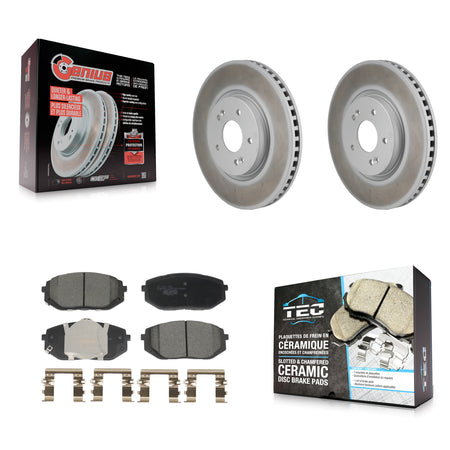 Front Coat Disc Brake Rotor Ceramic Pad Kit For Hyundai Tucson Kia Sportage Ioniq 5 EV6 6 KGT-103505