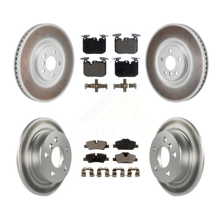 Front Rear Coated Disc Brake Rotors And Ceramic Pads Kit (6Pc) For Mini Cooper KGT-104539