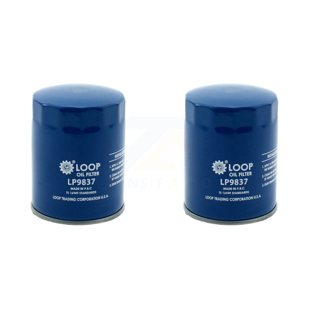 Engine Oil Filter (2 Pack) For Chevrolet Impala Pontiac Malibu Buick GMC Colorado Montana KLO-100003