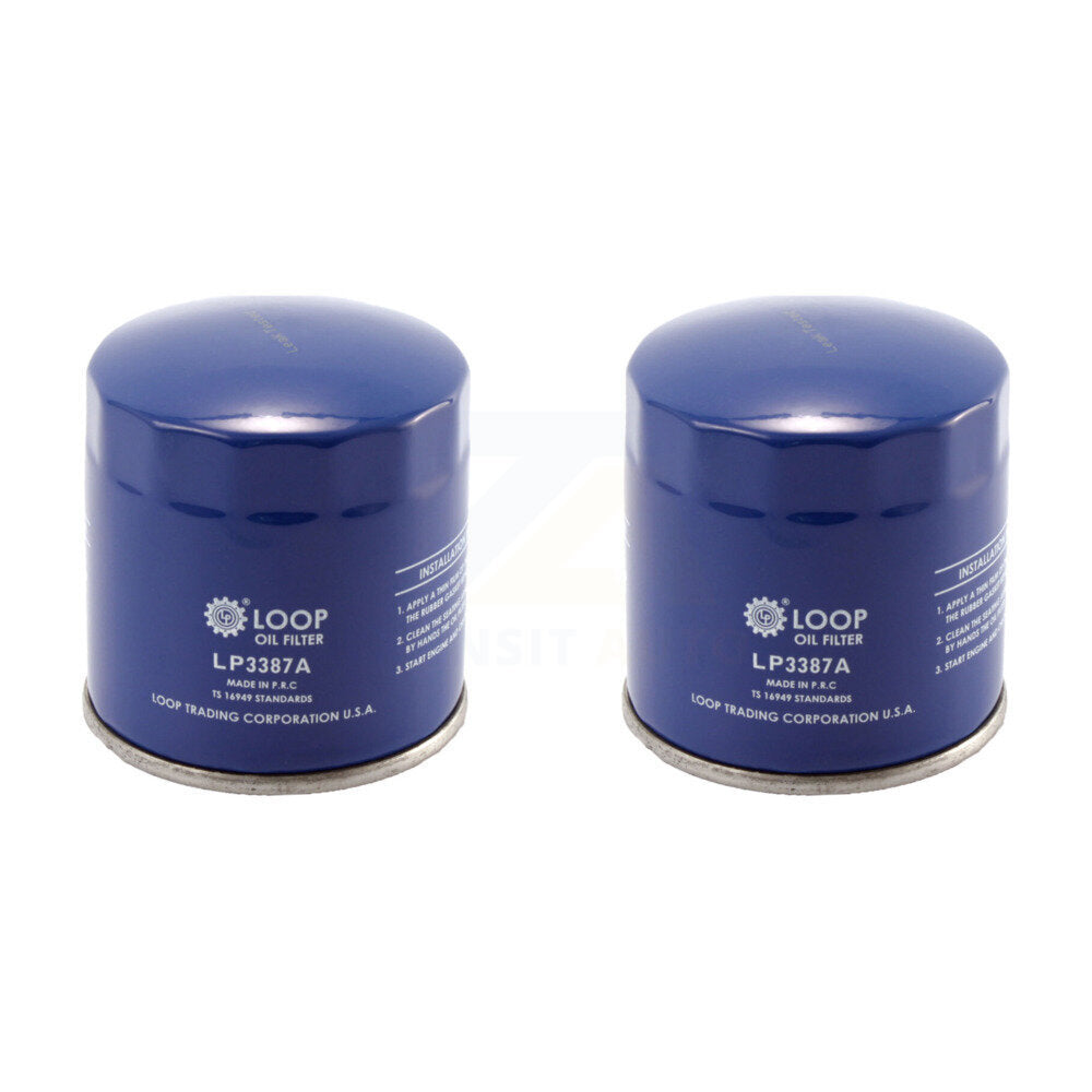 Engine Oil Filter (2 Pack) For Chevrolet GMC Sierra 1500 Silverado Pontiac Buick Equinox KLO-100005