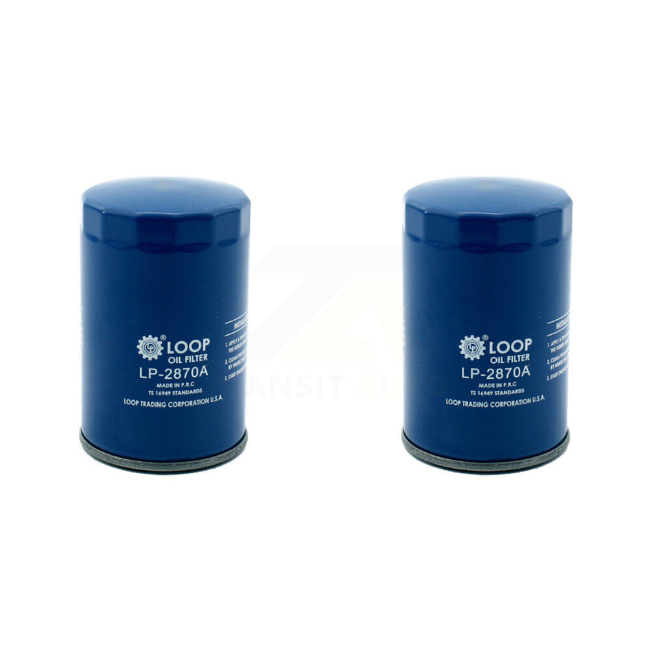 Engine Oil Filter (2 Pack) For Volkswagen Jetta Golf City Beetle Vanagon Audi BMW Cabrio KLO-100007
