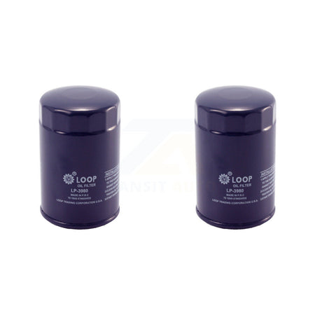Engine Oil Filter (2 Pack) For Chevrolet GMC K1500 C1500 Sierra 1500 Silverado K2500 S10 KLO-100011