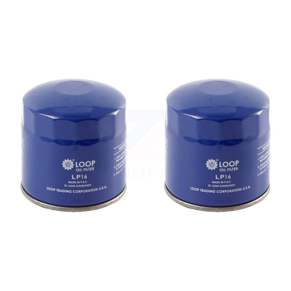 Engine Oil Filter (2 Pack) For Dodge Ram 1500 Jeep 2500 Chrysler Dakota Grand Caravan 300 KLO-100013