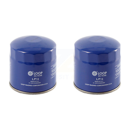 Engine Oil Filter (2 Pack) For Dodge Ram 1500 Jeep 2500 Chrysler Dakota Grand Caravan 300 KLO-100013