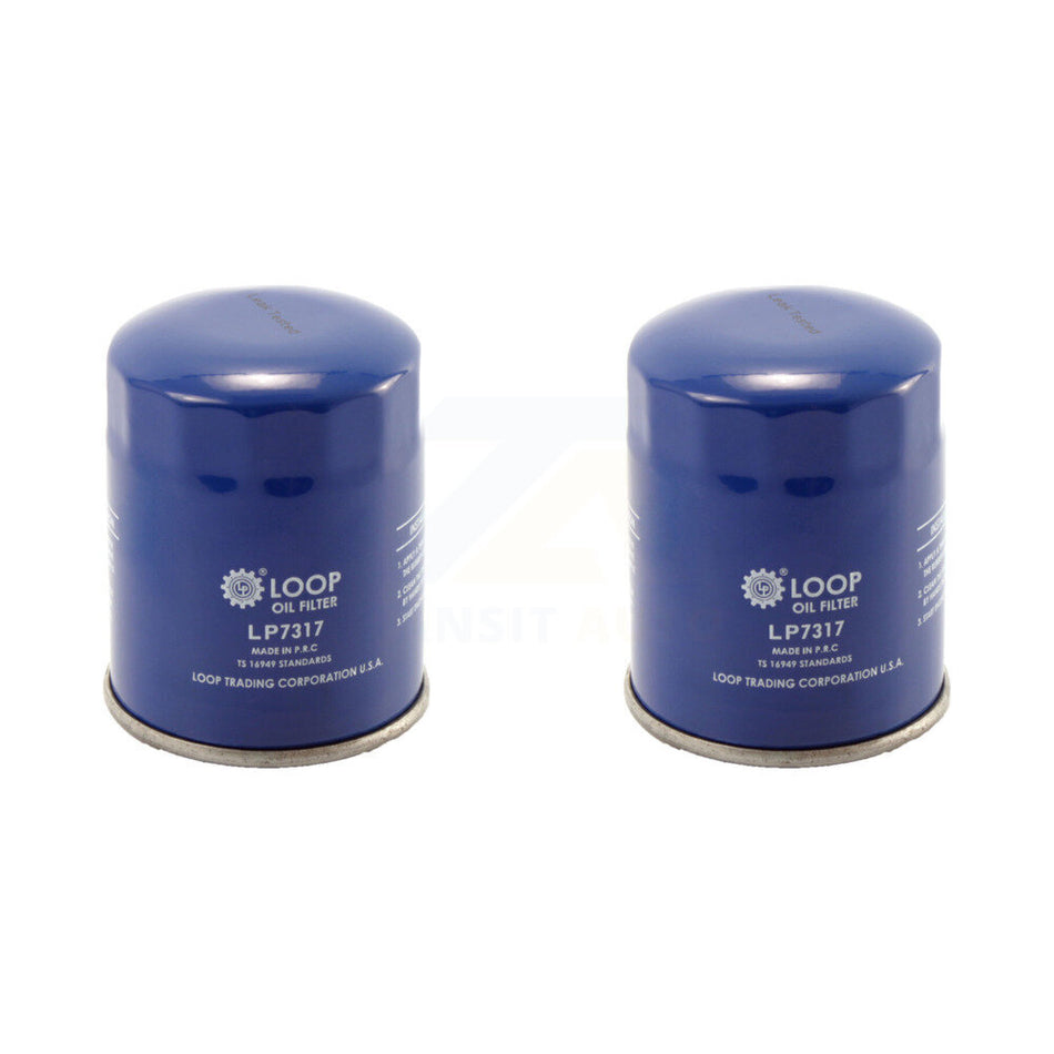 Engine Oil Filter (2 Pack) For Honda Civic CR-V Subaru Acura Mitsubishi Accord Nissan RDX KLO-100014
