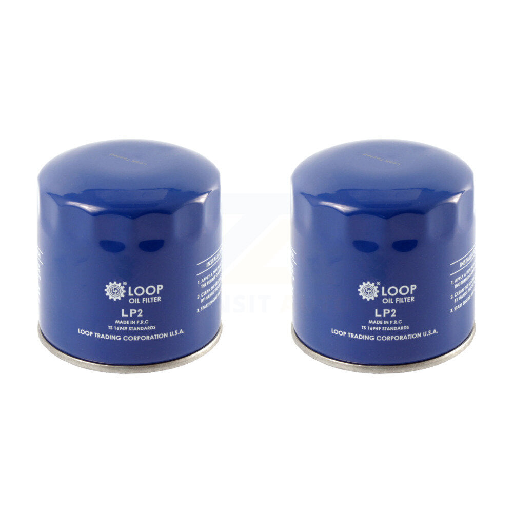 Engine Oil Filter (2 Pack) For Ford F-150 Ram Dodge F-350 Super Duty 1500 F-250 Jeep 300 KLO-100018