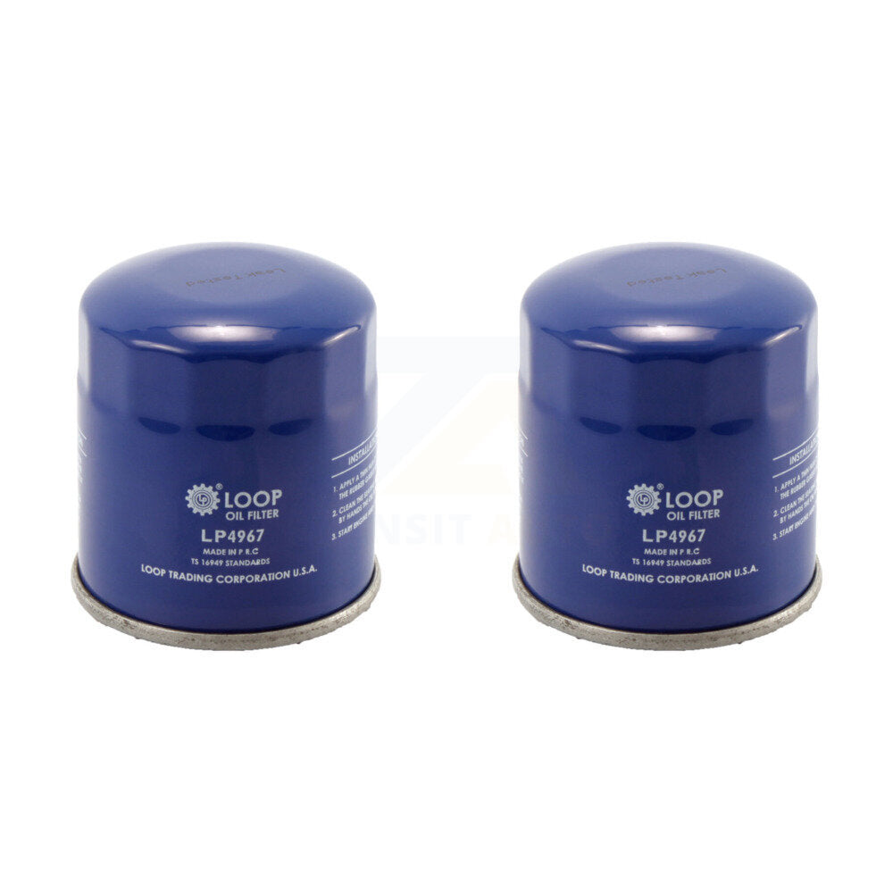 Engine Oil Filter (2 Pack) For Toyota Corolla RAV4 Yaris Camry Lexus Highlander Matrix C KLO-100022