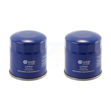 Engine Oil Filter (2 Pack) For Toyota Corolla RAV4 Yaris Camry Lexus Highlander Matrix C KLO-100022