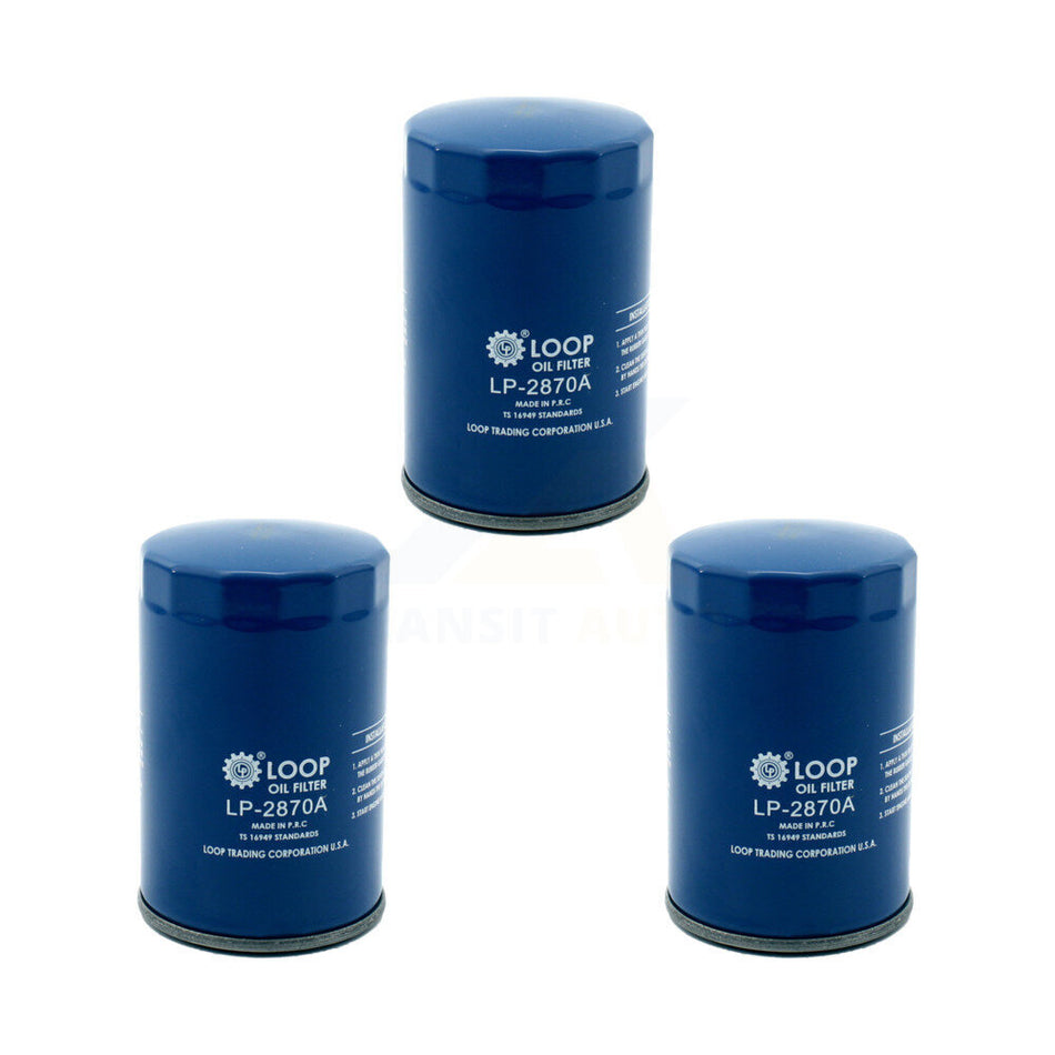 Engine Oil Filter (3 Pack) For Volkswagen Jetta Golf City Beetle Vanagon Audi BMW Cabrio KLO-100031