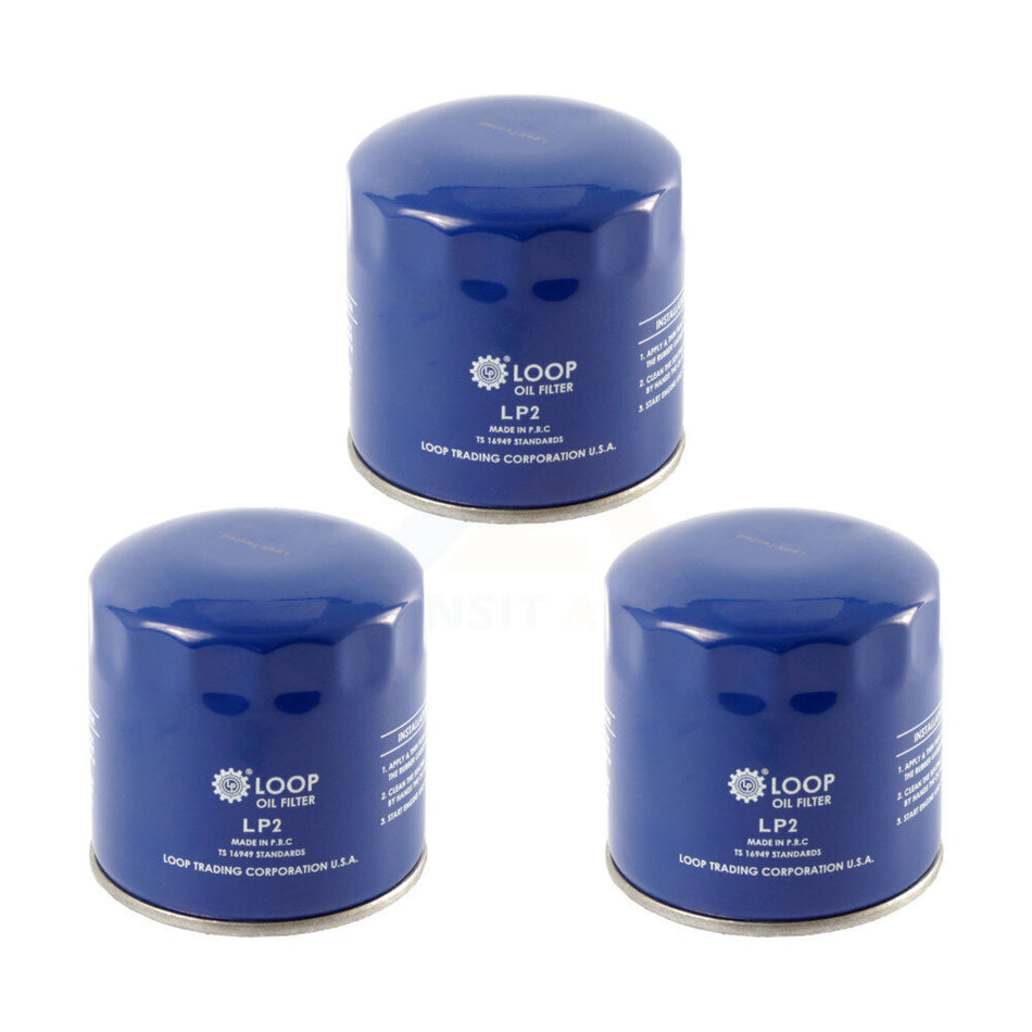 Engine Oil Filter (3 Pack) For Ford F-150 Ram Dodge F-350 Super Duty 1500 F-250 Jeep 300 KLO-100042