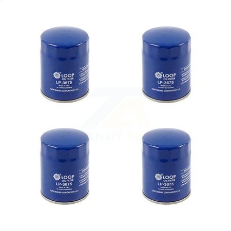 Engine Oil Filter (4 Pack) For Chevrolet GMC Silverado 1500 Sierra 2500 HD Cadillac Buick KLO-100052