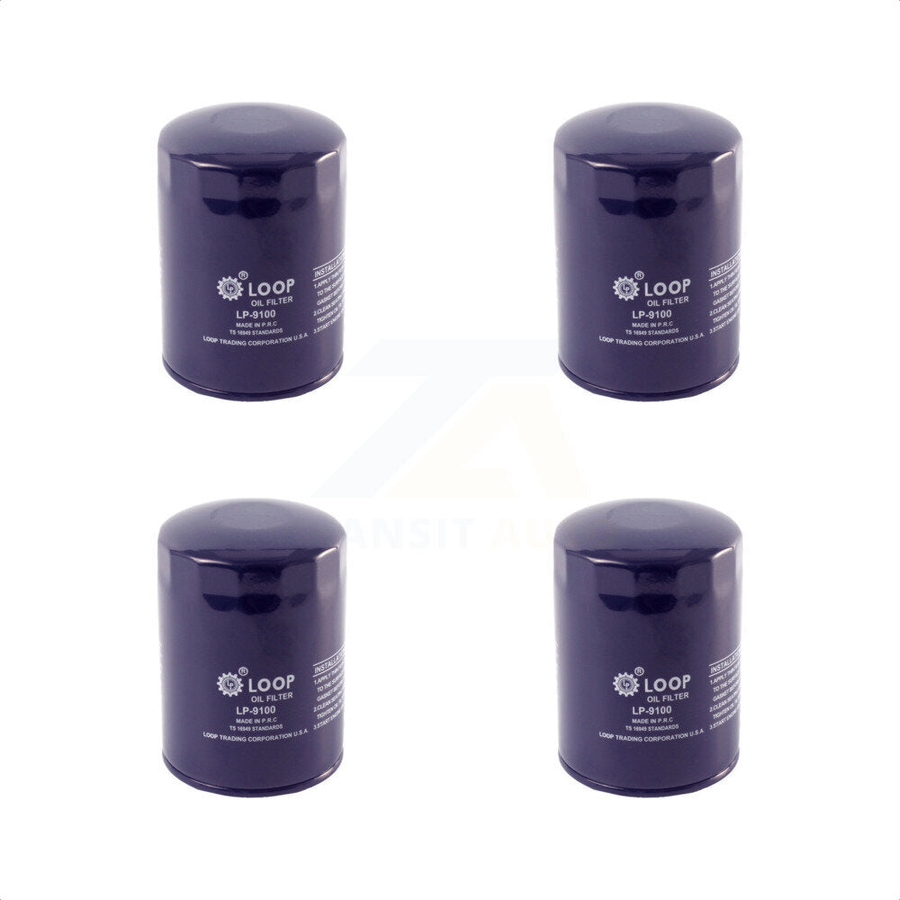 Engine Oil Filter (4 Pack) For GMC Chevrolet Sierra 2500 HD Silverado 3500 Express Savana KLO-100054