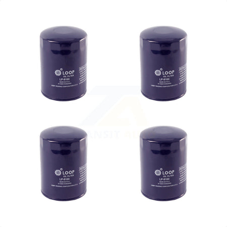 Engine Oil Filter (4 Pack) For GMC Chevrolet Sierra 2500 HD Silverado 3500 Express Savana KLO-100054