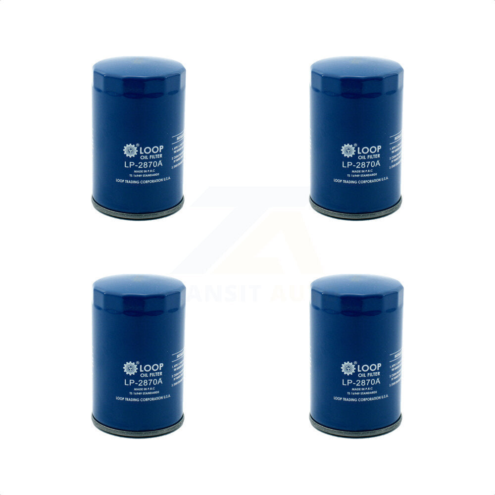 Engine Oil Filter (4 Pack) For Volkswagen Jetta Golf City Beetle Vanagon Audi BMW Cabrio KLO-100055
