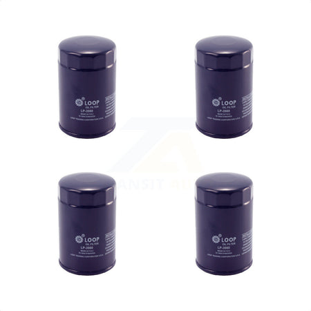 Engine Oil Filter (4 Pack) For Chevrolet GMC K1500 C1500 Sierra 1500 Silverado K2500 S10 KLO-100059
