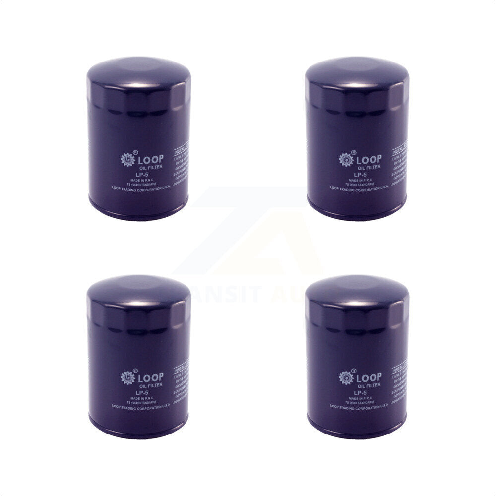Engine Oil Filter (4 Pack) For Chevrolet GMC K1500 C1500 K2500 C2500 K3500 C10 C3500 G30 KLO-100060