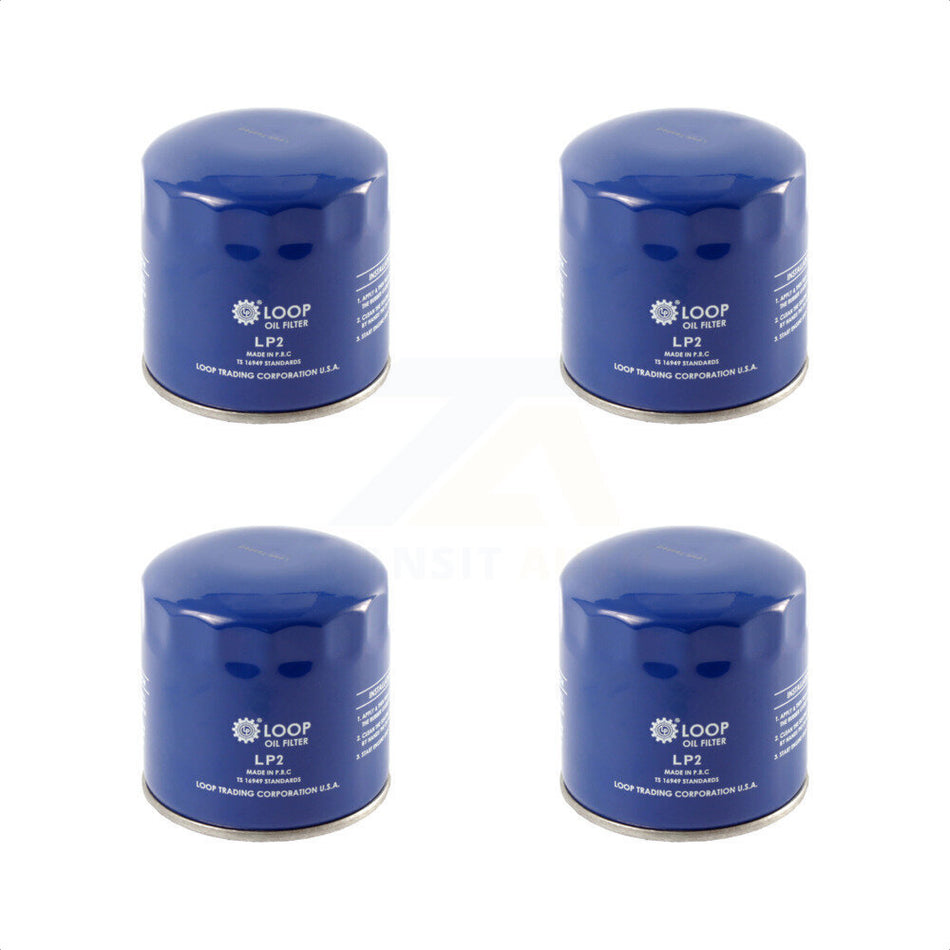Engine Oil Filter (4 Pack) For Ford F-150 Ram Dodge F-350 Super Duty 1500 F-250 Jeep 300 KLO-100066