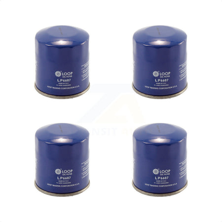 Engine Oil Filter (4 Pack) For Nissan Mazda Rogue 3 CX-5 Sentra INFINITI Murano Subaru 2 KLO-100067