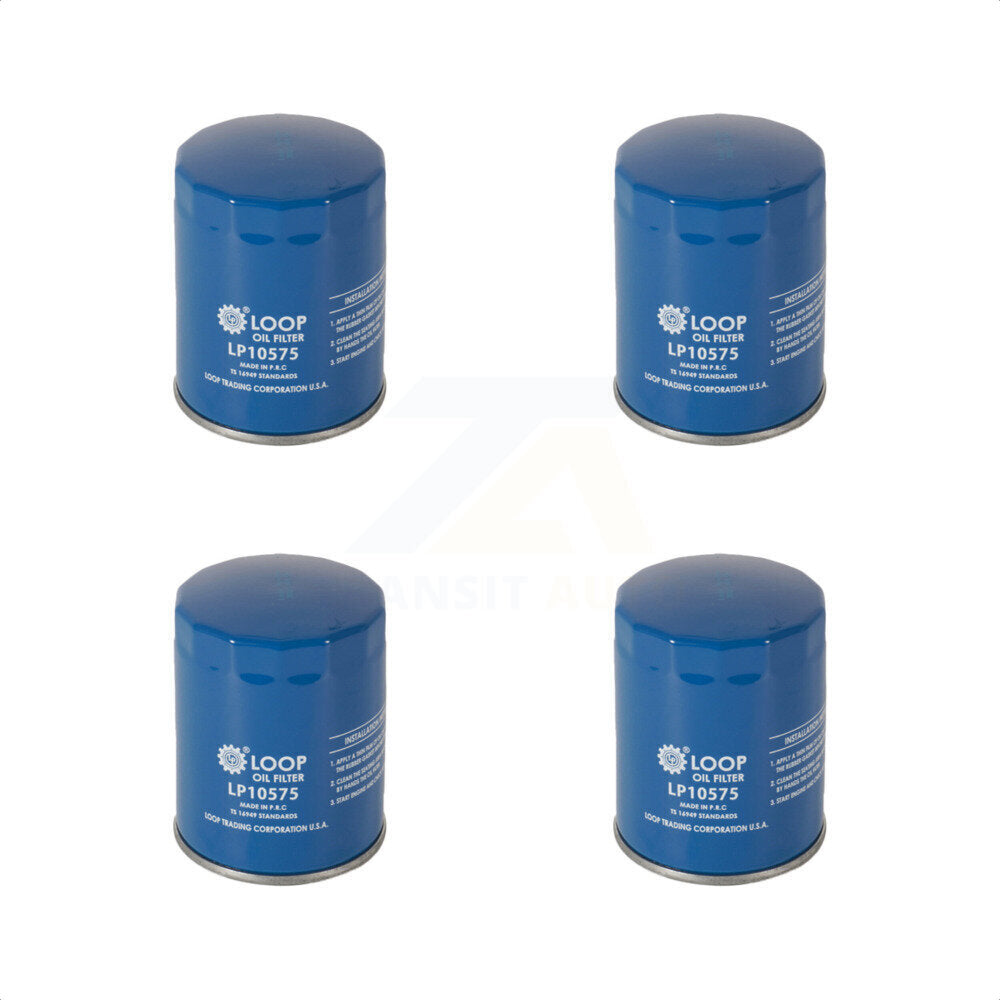 Engine Oil Filter (4 Pack) For Ford F-150 Chevrolet GMC Sierra 1500 Silverado Explorer HD KLO-100071