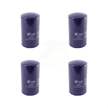 Engine Oil Filter (4 Pack) For Ford F-350 Super Duty F-250 E-350 Econoline HD Club Wagon KLO-100072