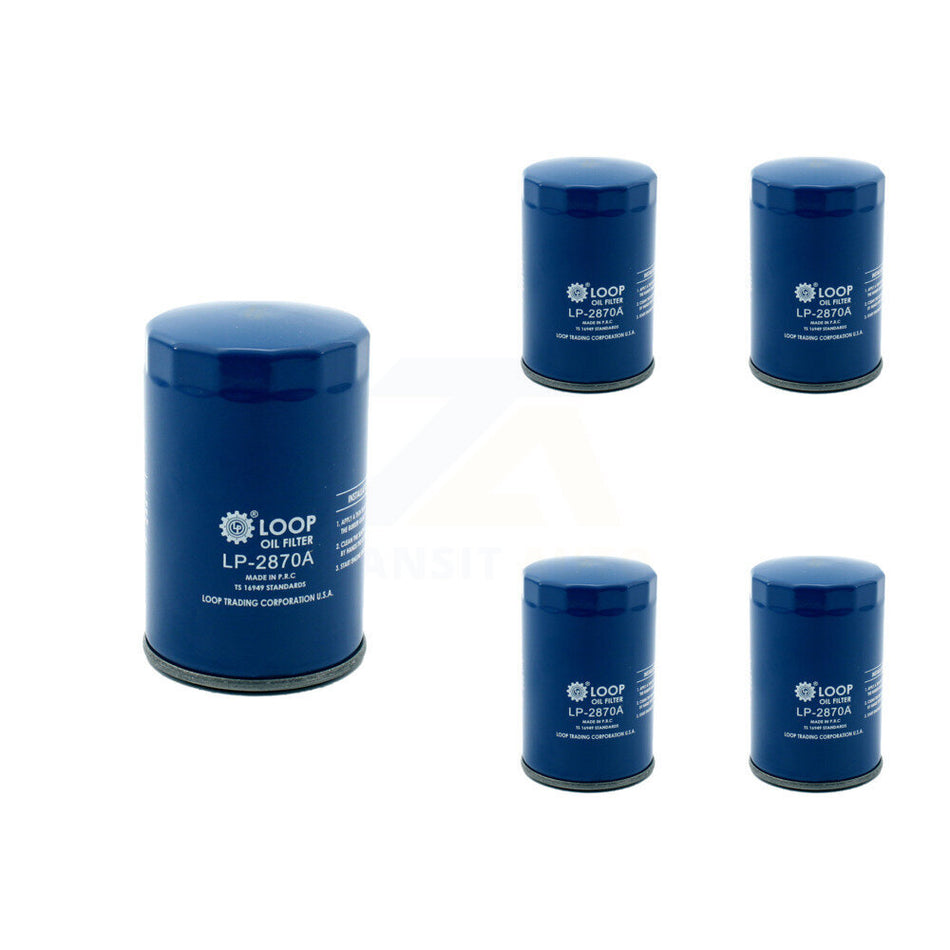 Engine Oil Filter (5 Pack) For Volkswagen Jetta Golf City Beetle Vanagon Audi BMW Cabrio KLO-100079