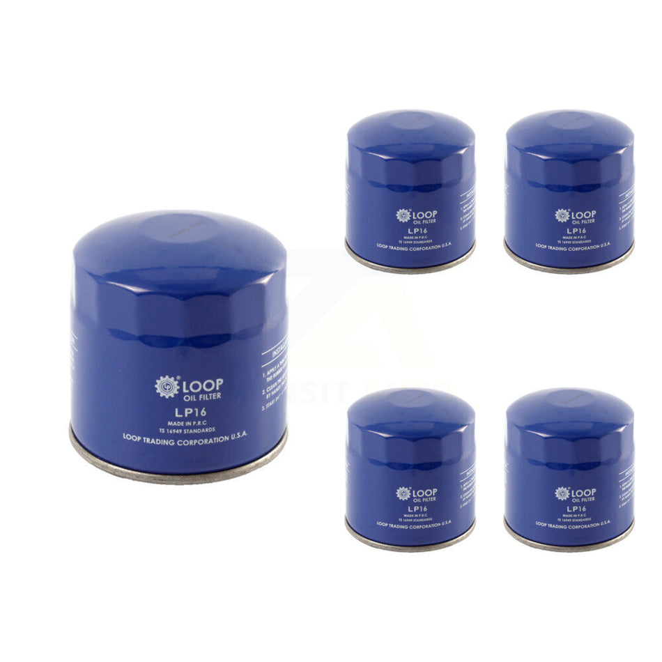 Engine Oil Filter (5 Pack) For Dodge Ram 1500 Jeep 2500 Chrysler Dakota Grand Caravan 300 KLO-100085