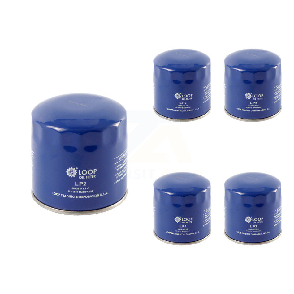 Engine Oil Filter (5 Pack) For Ford F-150 Ram Dodge F-350 Super Duty 1500 F-250 Jeep 300 KLO-100090