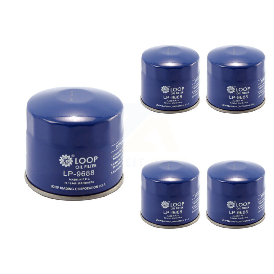 Engine Oil Filter (5 Pack) For Hyundai Kia Elantra Tucson Accent Subaru Sorento Forte Fe KLO-100092