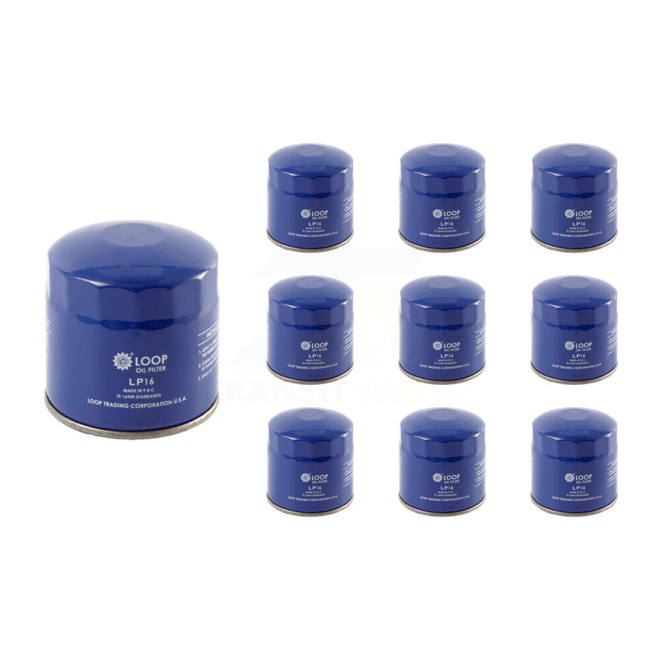 Engine Oil Filter (10 Pack) For Dodge Ram 1500 Jeep 2500 Chrysler Dakota Grand Caravan & KLO-100110