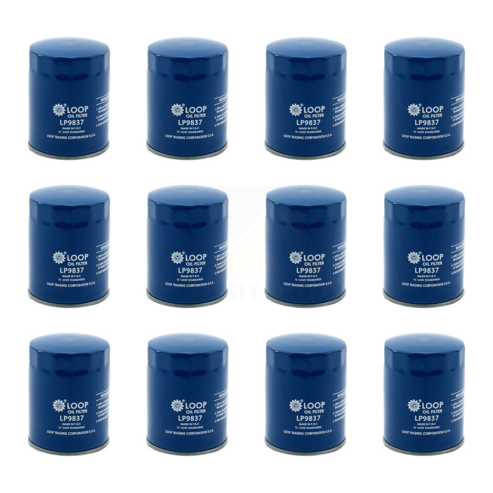 Engine Oil Filter (12 Pack) For Chevrolet Impala Pontiac Malibu Buick GMC Colorado Canyon KLO-100150