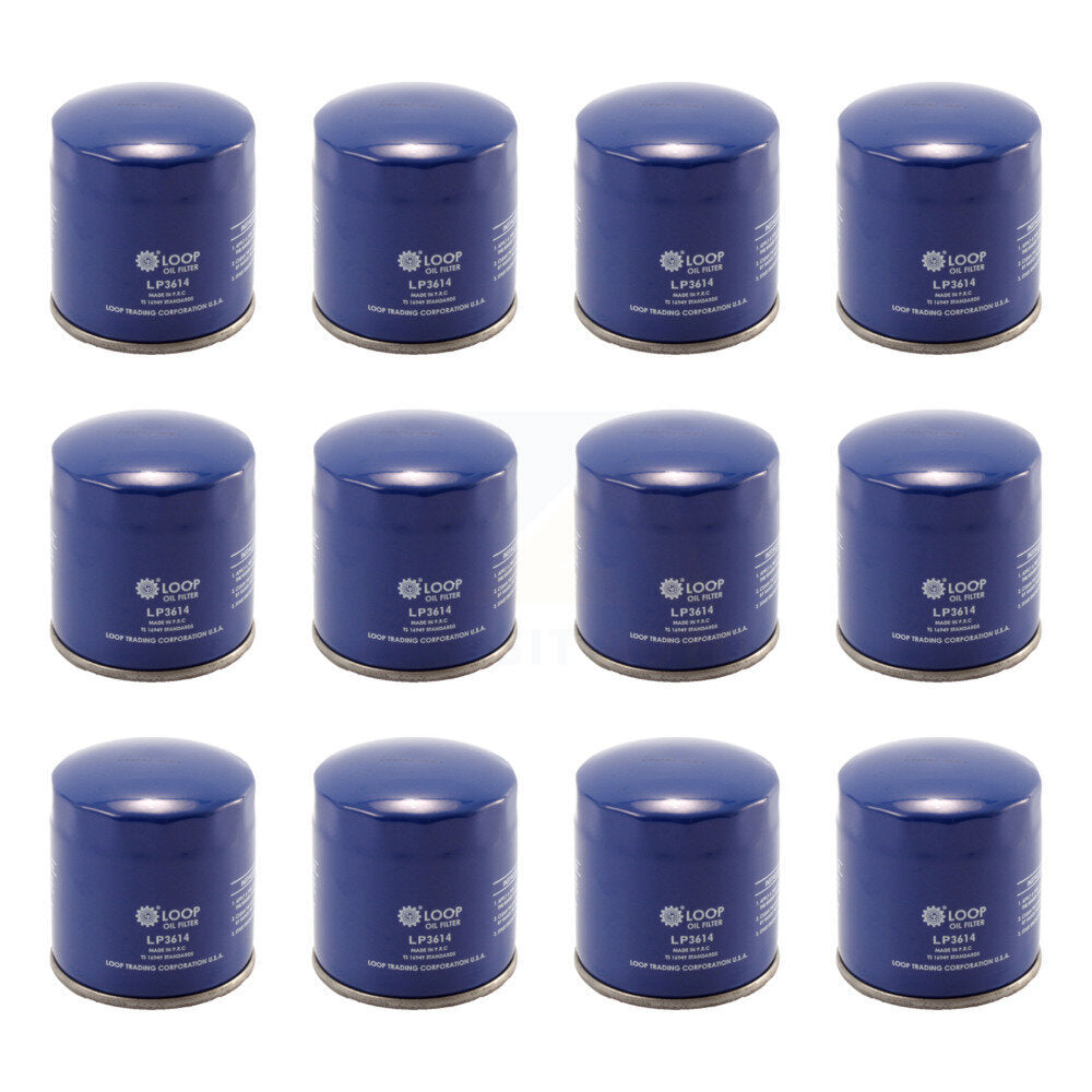 Engine Oil Filter (12 Pack) For Ford Escape Toyota Mazda Volkswagen 3 Jetta Tacoma Focus KLO-100153